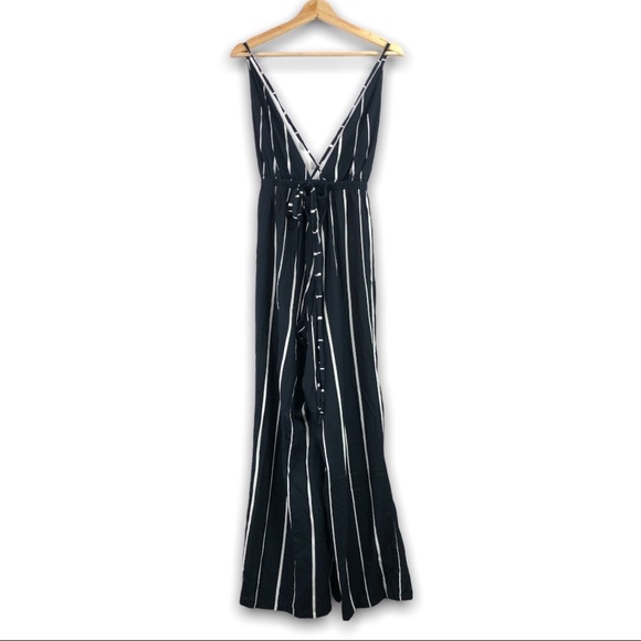 Faithful The Brand - Shutterbabe Jumpsuit Deep Navy / White - S - Picture 3 of 7